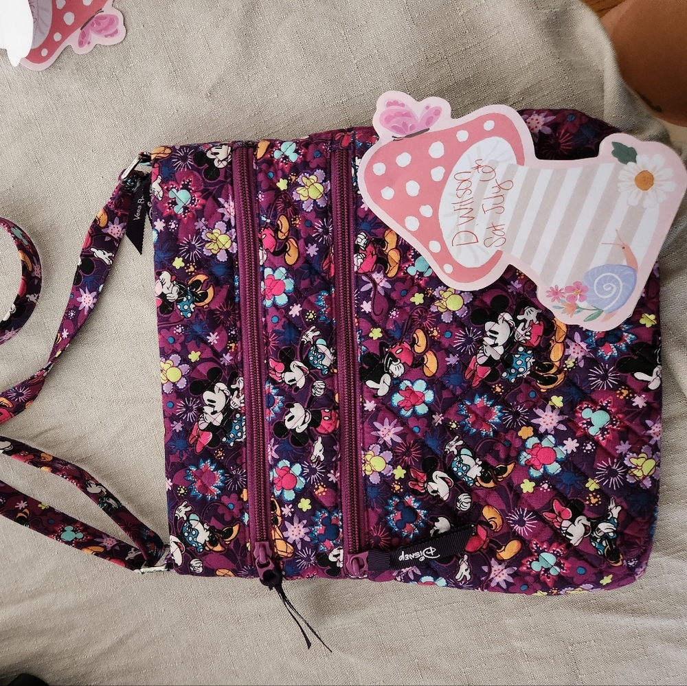 Vera Bradley Mickey and Friends tripple Zip crossbody!